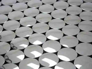 Custom Polished Stainless Steel Coffee Table| Designer Metal Furniture