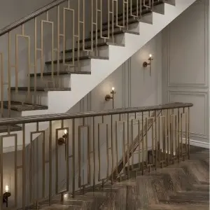 Modern domestic metal railing handrail manufacture