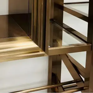 Modern Stainless Steel Wine Rack for Taste