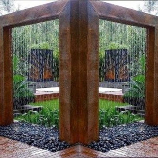 201 304 316 Stainless Steel Artificial Waterfall (6)