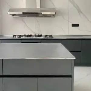 Modern Stainless Steel Kitchen Cabinets Vendor：with Drawers for Kitchen Cabinet