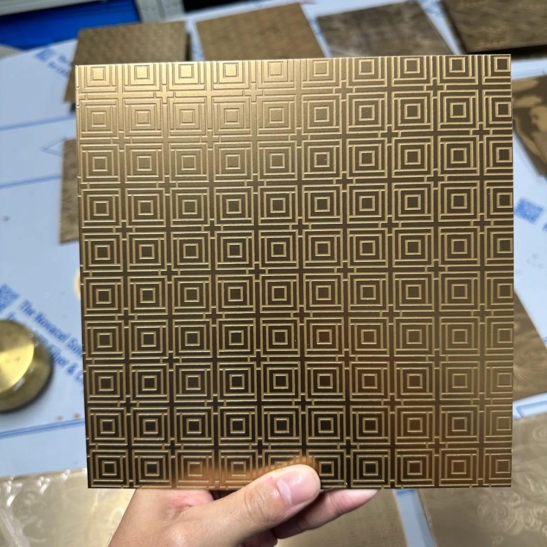 Stainless steel etched wall panel dealer