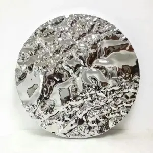 Water Ripple Stainless steel Etched Plate