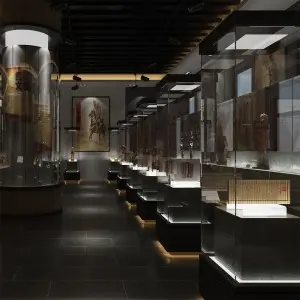 Metal display cabinets: the choice of cultural relics