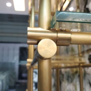 Vacuum Electroplated Champagne Color Display Stand