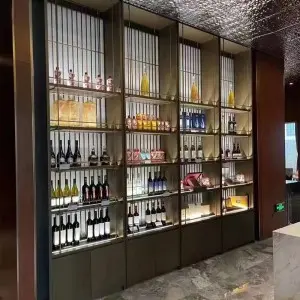Multifunctional Use Of Stainless Steel Wine Cabinet