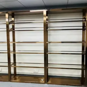 Modern Stainless Steel Wine Rack for Taste