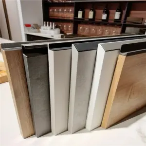 Customised J-shaped metal invisible handles