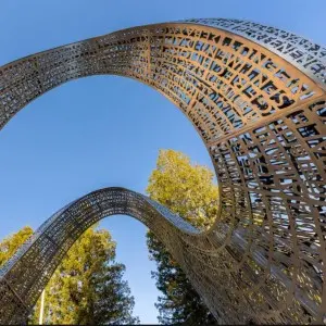 Professional custom stainless steel sculptures, empowering commercial space art