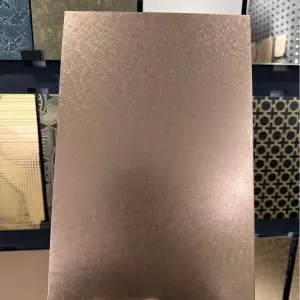 OEM Brushed Stainless Steel Sheet – Anti-Fingerprint, Modern Metal Panel