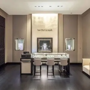 Stainless Steel Jewellery Cabinets for Showrooms