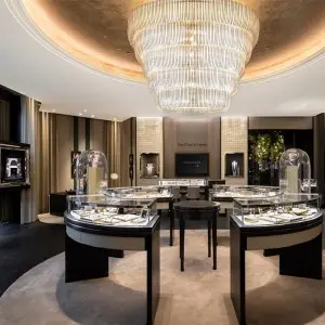 Stainless Steel Jewellery Cabinets for Showrooms