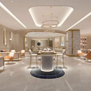 Custom Jewellery Display Cabinet Jewellery Shop Decoration Design