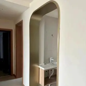 Brushed Stainless Steel Curved Door Sleeve Supplier