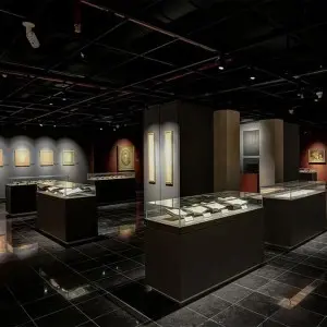 Professional Stainless Steel Museum Display Cabinets Production