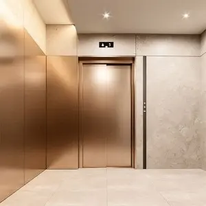 Customised SUS304 hotel lift cladding wall panels