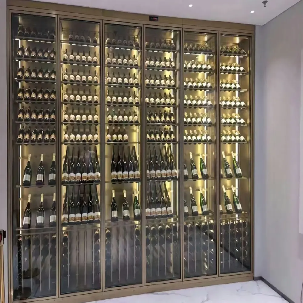 Multifunctional Use Of Stainless Steel Wine Cabinet (4)