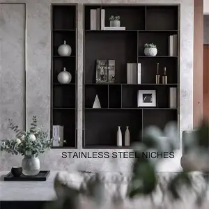 304 Stainless Steel Matte  Wall Niches
