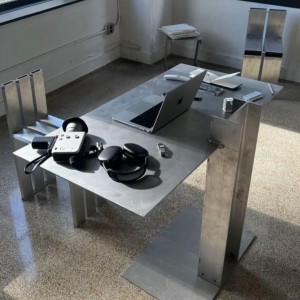 Supplier provides simple stainless steel coffee table, OEM/ODM service