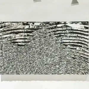 Water Ripple Stainless steel Etched Plate