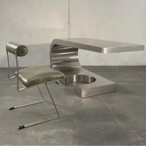 Supplier provides simple stainless steel coffee table, OEM/ODM service