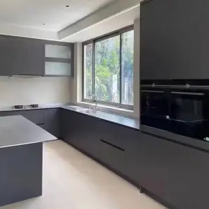 Modern Stainless Steel Kitchen Cabinets Vendor：with Drawers for Kitchen Cabinet