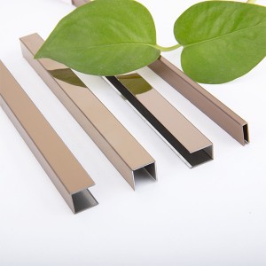 Stainless Steel  U shape profile Decoration factory