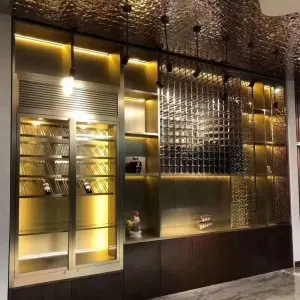Multifunctional Use Of Stainless Steel Wine Cabinet