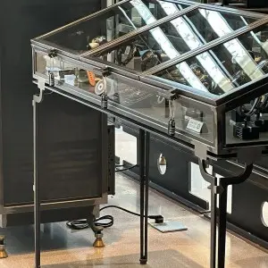 Gunmetal Black Stainless Steel Jewellery Cabinet Vendor