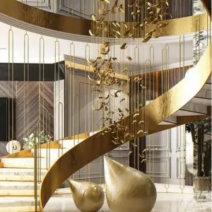 Create modern and elegant stainless steel swivel handrails