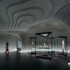 Durable Stainless Steel Museum Display Case