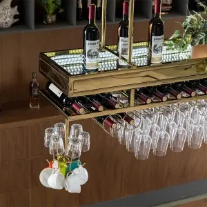Hanging Metal Wine Racks: Enhancing the Experience