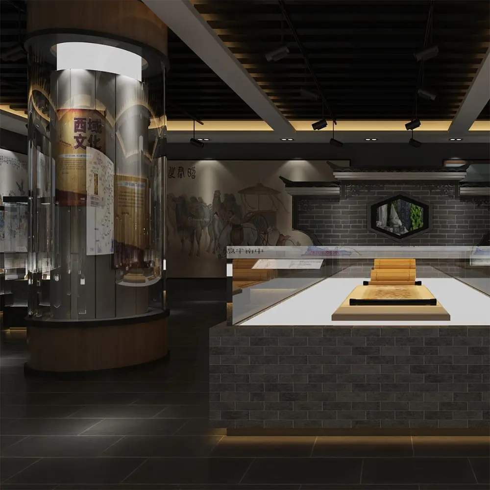 Stainless Steel Museum Display Case The Perfect Choice for Cultural Relics Display (1)