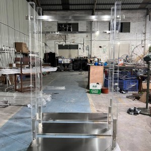 Custom Stainless Steel Display Stand: Simple and Efficient