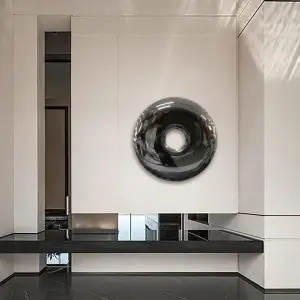 Custom Luxury Wall Hanging Decoration–Stainless Steel Round Art