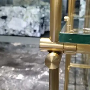 Vacuum Electroplated Champagne Color Display Stand