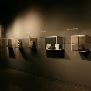 Professional Stainless Steel Museum Display Cabinets Production