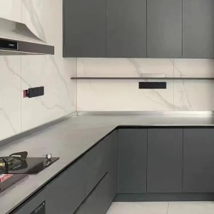 Modern Stainless Steel Kitchen Cabinets Vendor：with Drawers for Kitchen Cabinet