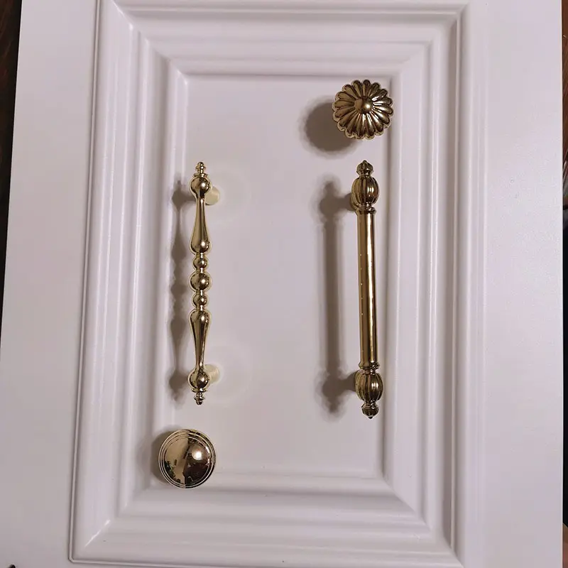 2. Stainless steel Brass Metal Hardware Furniture Door Pull Handle Gold Cabinet T Bar Handles (1)