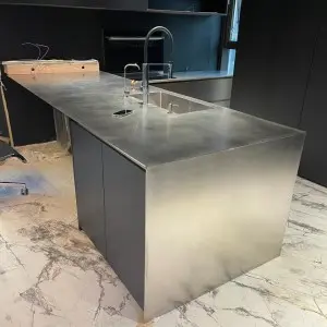 Modern Stainless Steel Kitchen Cabinets Vendor：with Drawers for Kitchen Cabinet