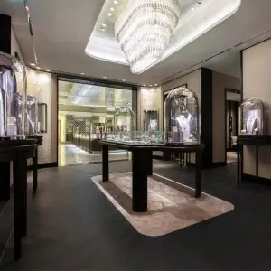 Stainless Steel Jewellery Cabinets for Showrooms