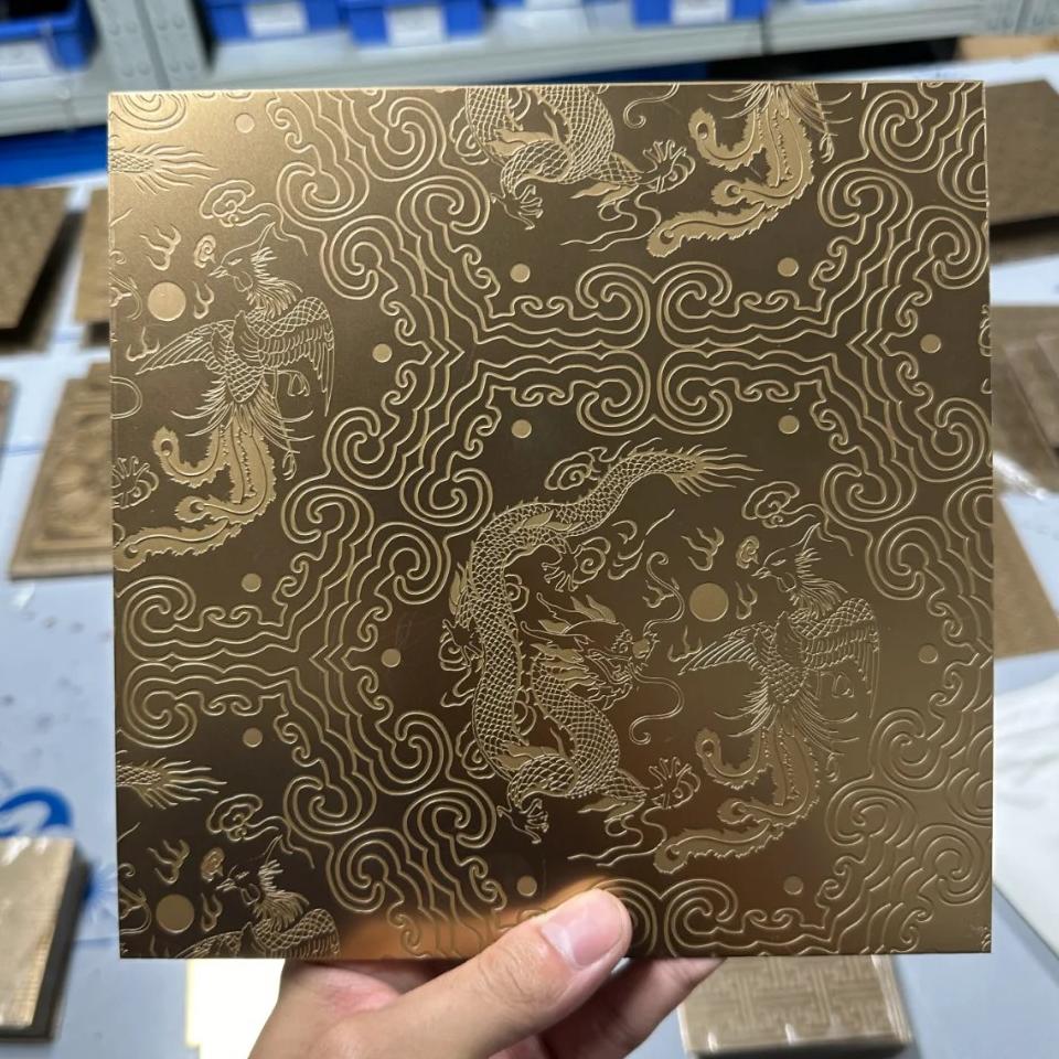 etched stainless steel plate factory