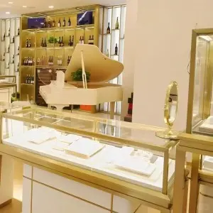 High-end stainless steel jewellery cabinet manufacturer